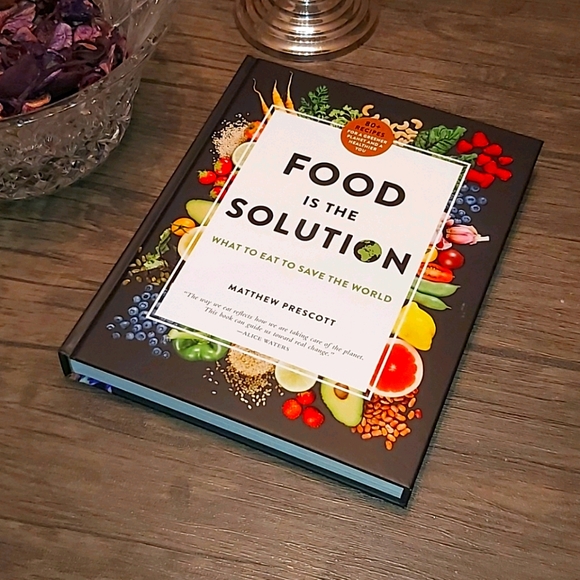 Hardcover: Titled "Food is the Solution" - Picture 1 of 4